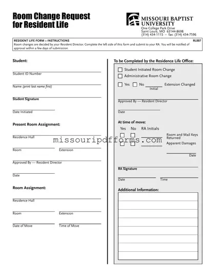 Free Missouri Baptist University Rl007 PDF Template